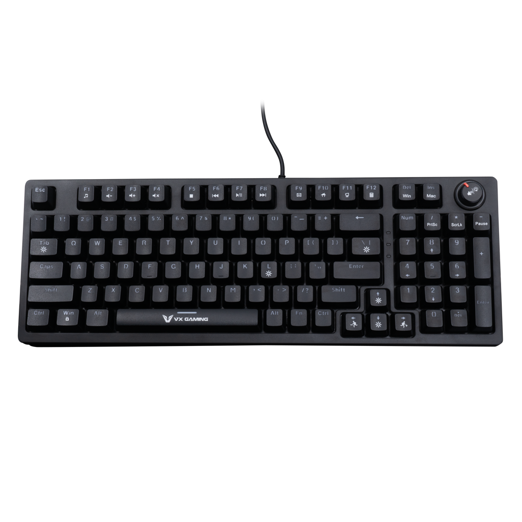 VX Gaming Warborn RGB TKL Mechanical Keyboard | Tenkeyless Compact Gaming Keyboard