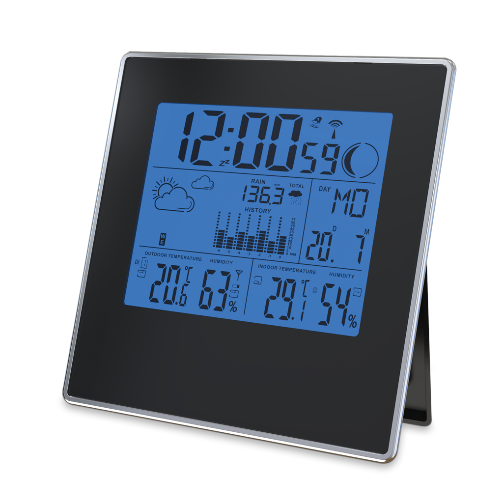Volkano Storm series Weather Station - Black