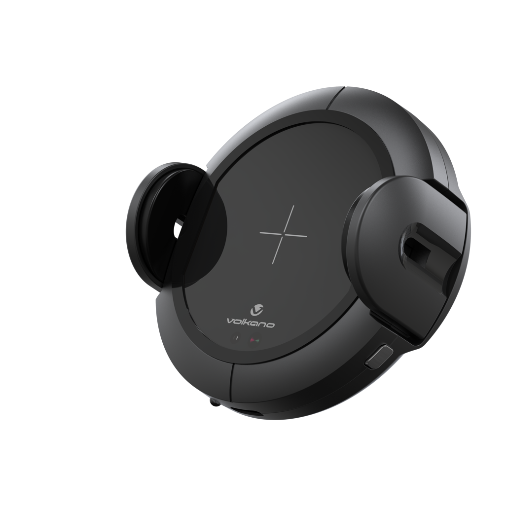 Volkano Servo Series 15W Automatic Car Wireless Charger – Fast Qi Charging