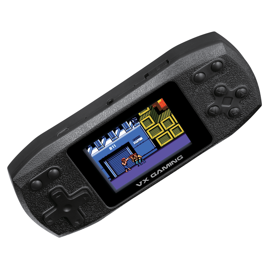VX Gaming Relieve Series Handheld Gaming Console – Black | Portable Retro Gaming