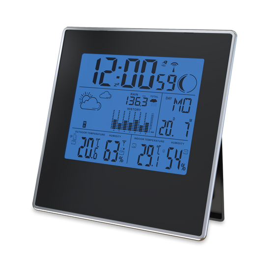 Volkano Storm series Weather Station - Black