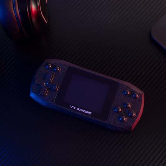 VX Gaming Relieve Series Handheld Gaming Console – Black | Portable Retro Gaming