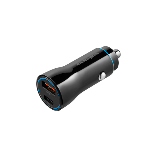 Volkano Cruise Series Car Charger – PD & USB QC Fast Charging Adapter