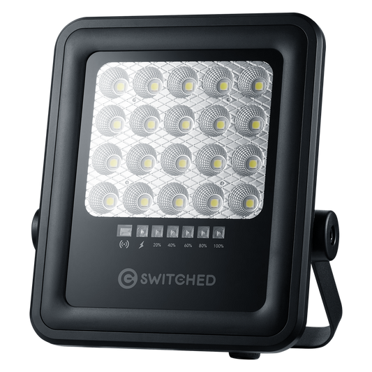 SWITCHED Urban PRO Series – 50W Solar Floodlight with Remote