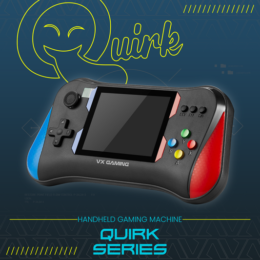 VX Gaming Quirk Series Handheld Gaming Console – Portable Retro Gaming